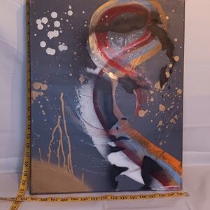 Abstract Spacey James Dean Canvas Art